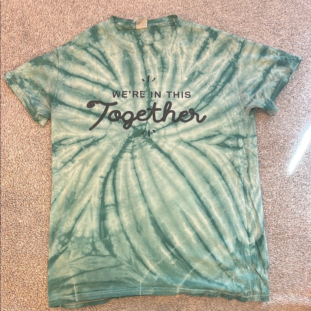 Gildan Green Tie-Dye T-Shirt
